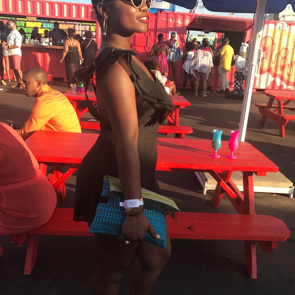 Black Statement Romper - image 2